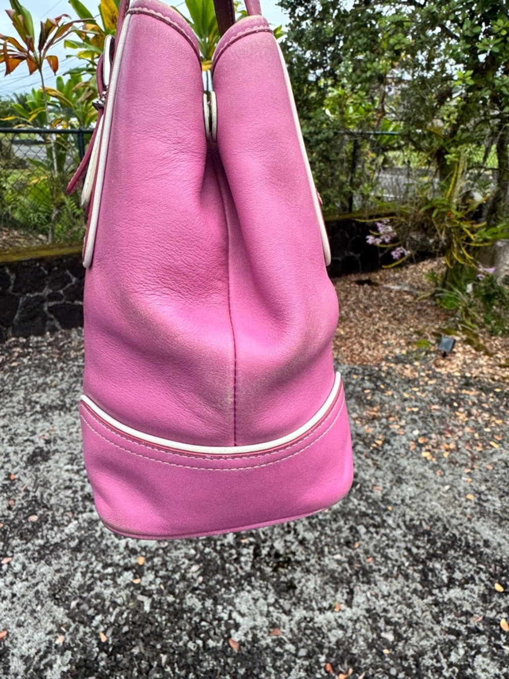 Coach 2003 Pink Leather Tote Shoulder Bag M3Q-9605 Y2K Classic Handbag - Picture 7 of 11